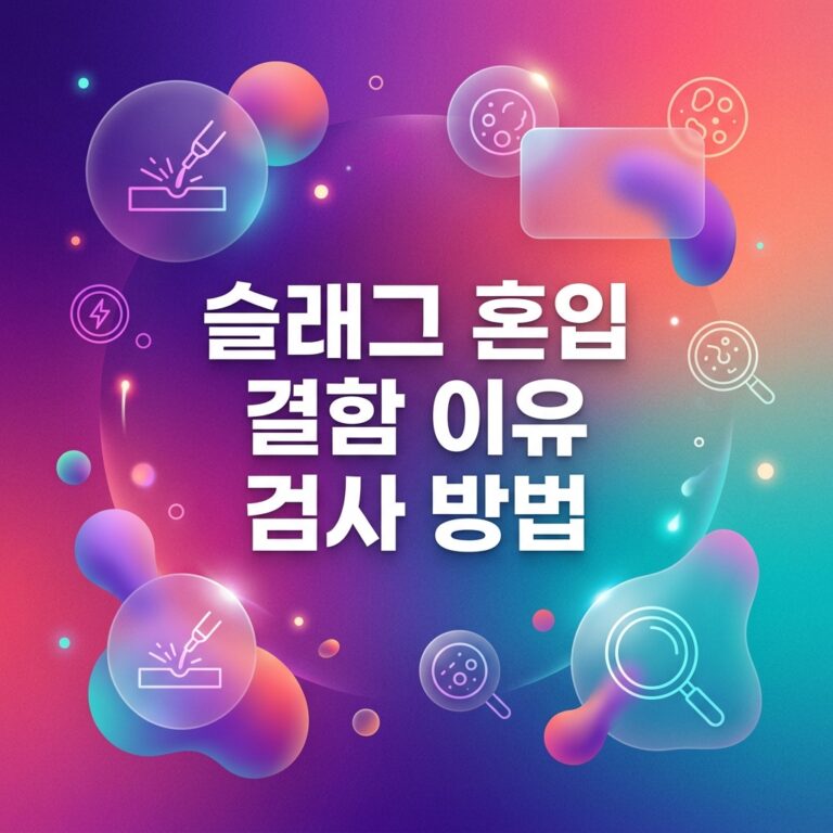 ai thumbnail gradient 슬래그 혼입 결함 이유 검사 방법 1787664148