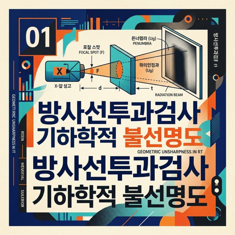 ai thumbnail poster 방사선투과검사 기하학적 불선명도 1789930806